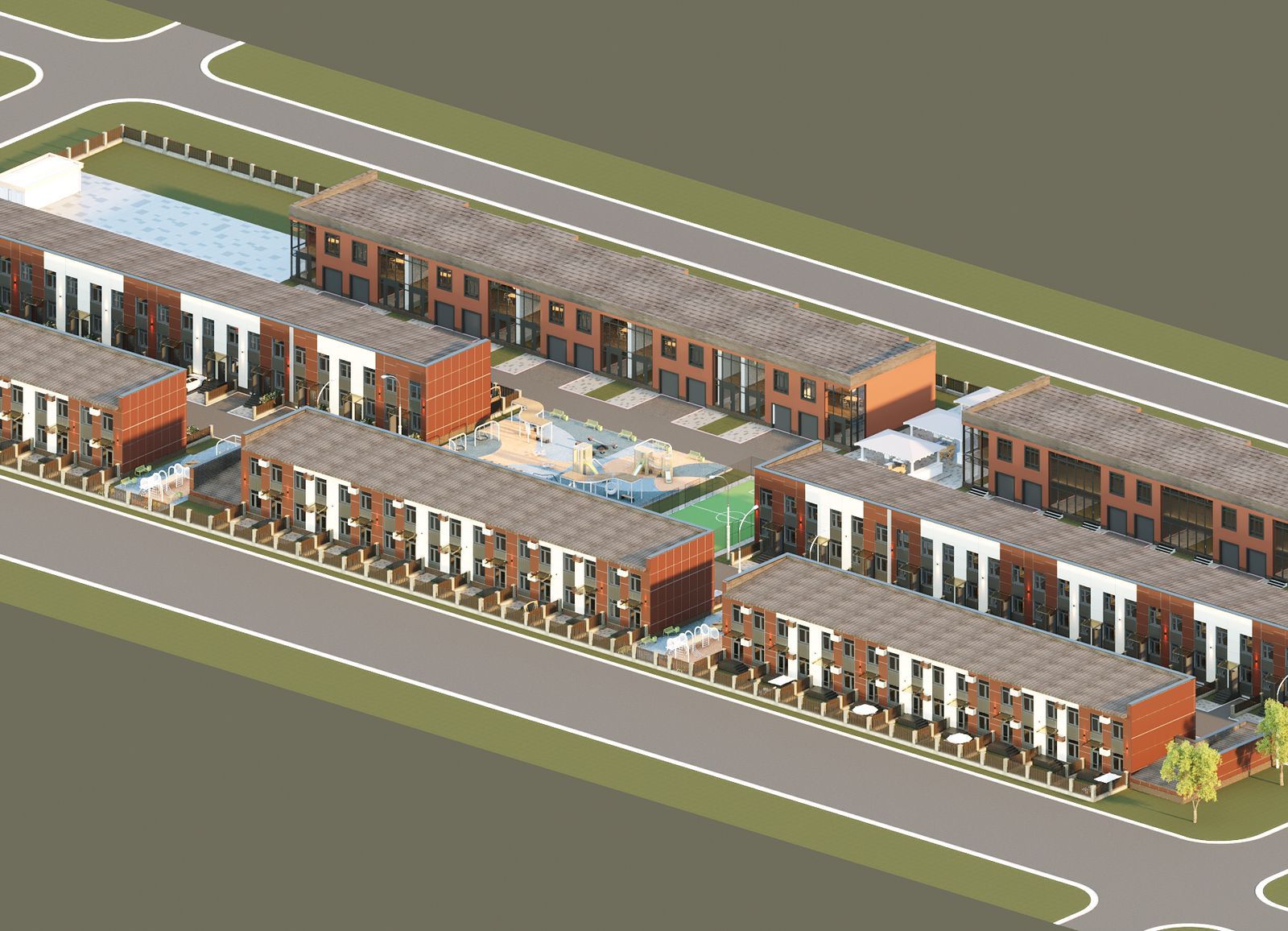 Таунхаусы "Small Town" превью 9